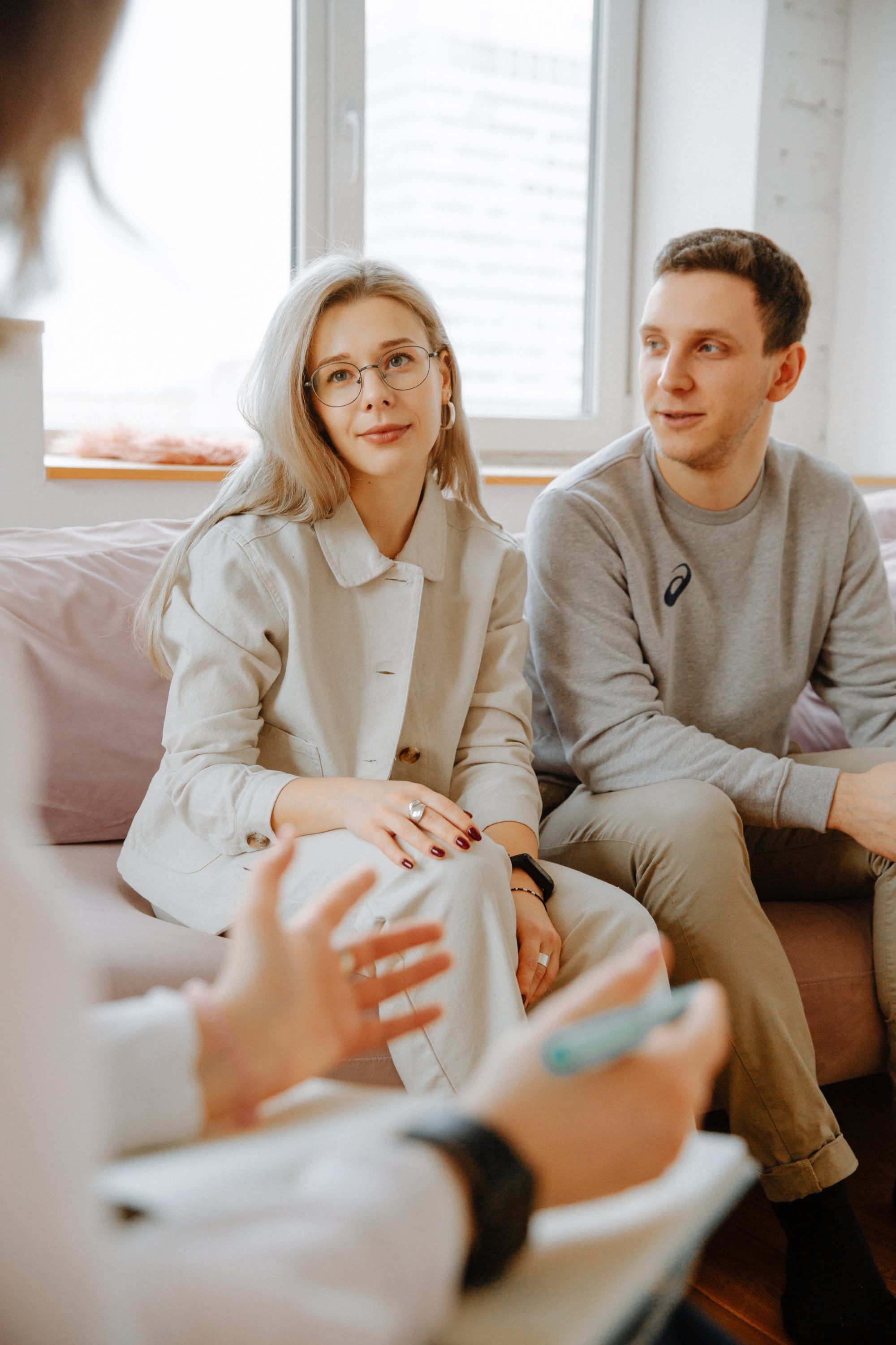 Couple at therapy