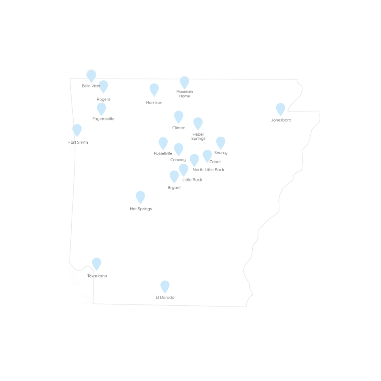 arkansas family therapy map